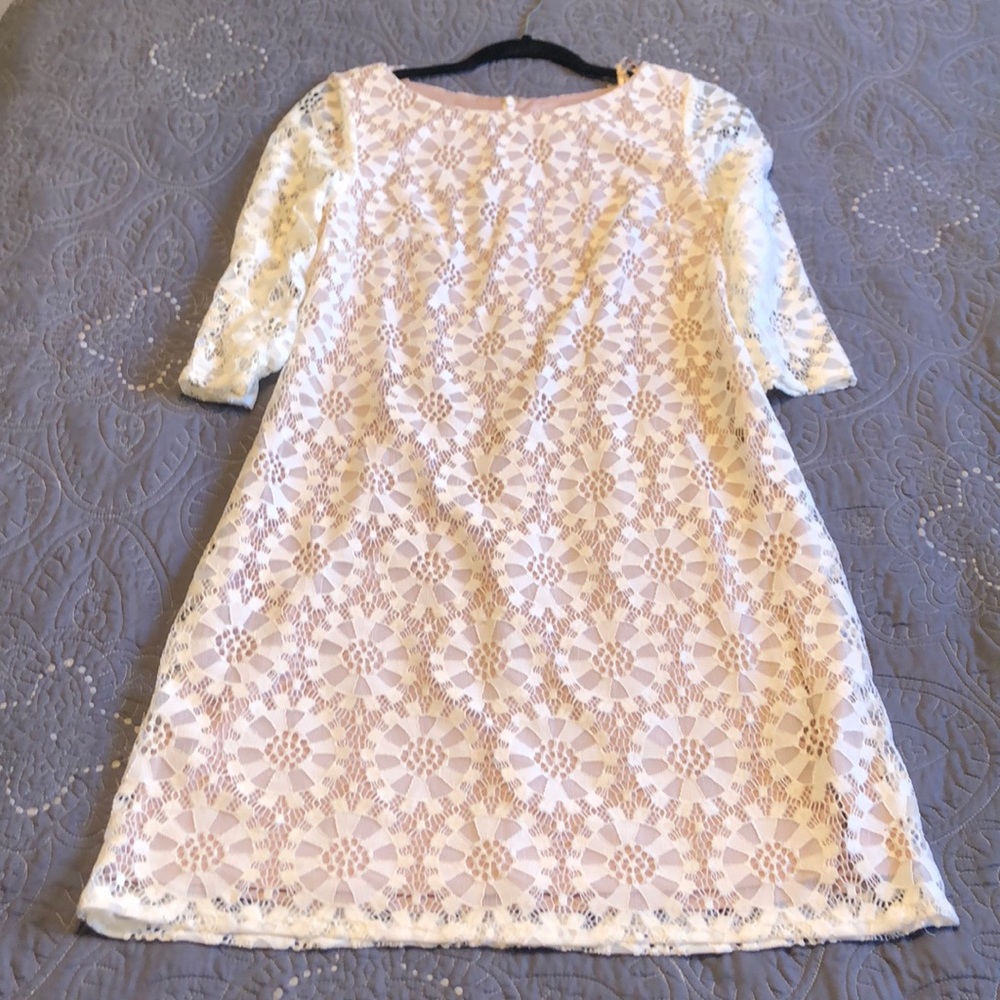 White lace dress